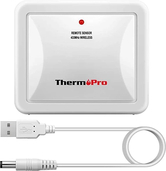 Cosmostech Thermo Tx-4 Bağlantılı Su Geçirmez Verici Ek Dış Mekan Ilave Sensörü ürün görseli 1