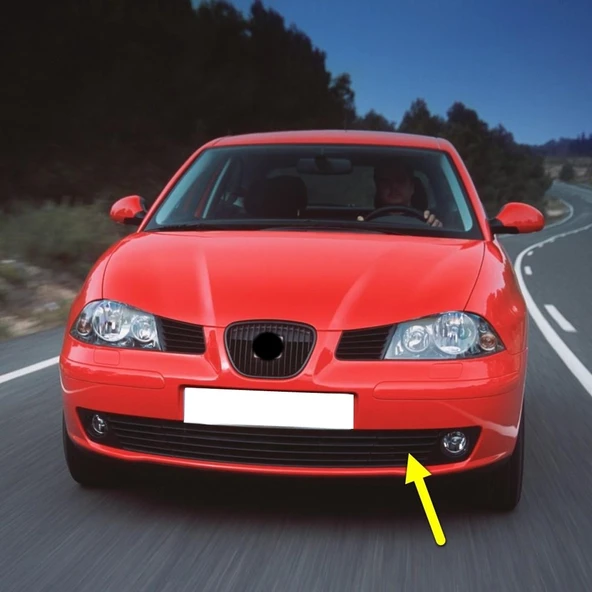 Seat İbiza 2003-2009 Ön Tampon Sol Sis Farı Kapağı 6L0853665L ürün görseli 1