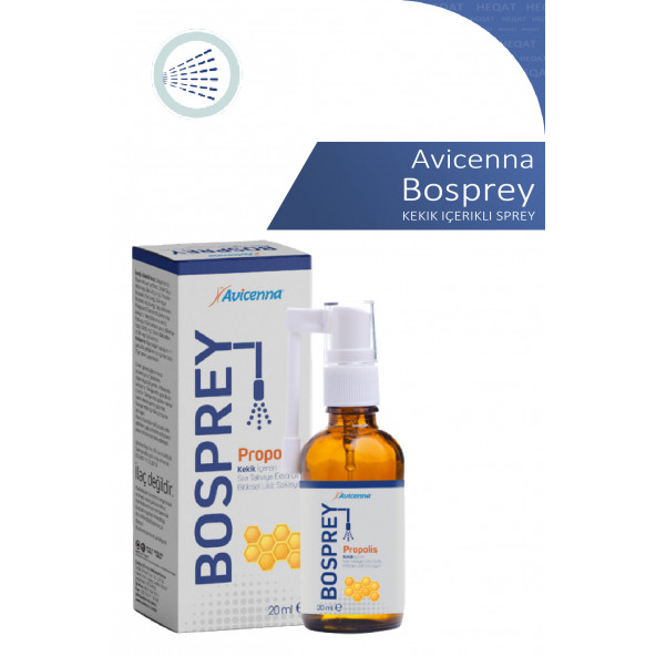 Avicenna - Bosprey Propolis Ekinezya Kekik Suyu Içeren Bitkisel Sprey 20 ml ürün görseli 1