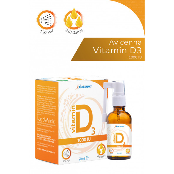 Avicenna - Vitamin D3 1000 Iu - 20 Ml ürün görseli 1
