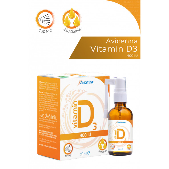 Avicenna - Vitamin D3 - 400 IU - 20 Ml ürün görseli 1