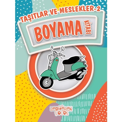 Taşıtlar ve Meslekler 2 / Boyama Kitabı ürün görseli 1