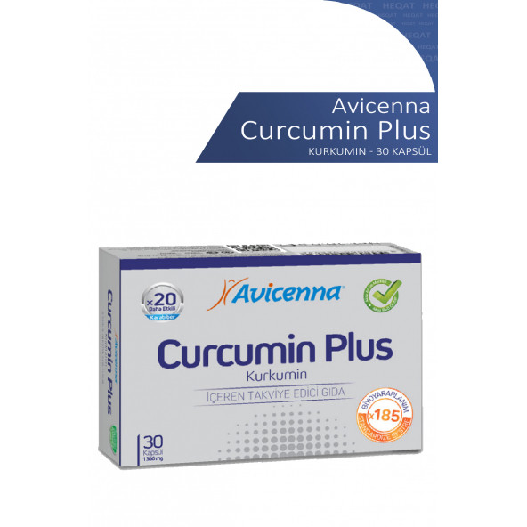 Avicenna - Curcumın Plus - Kurkumin İçeren Takviye Edici Gıda - 30 S0ftgel ürün görseli 1