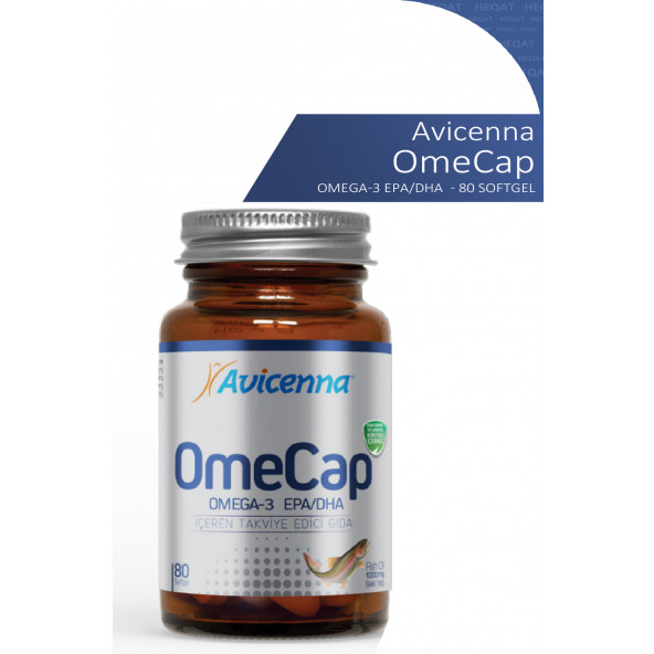 Avicenna - Omecap - Omega 3 İçeren Takviye Edici Gıda - 80 Softjel ürün görseli 1