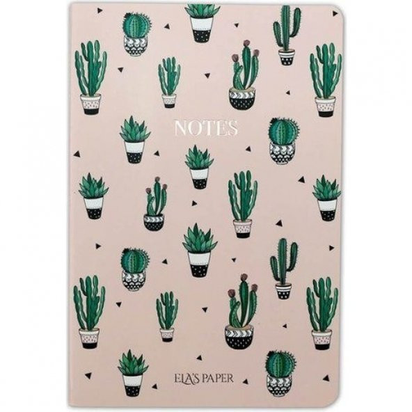 Kaktüs Pembe Notebook - Defter ürün görseli 1