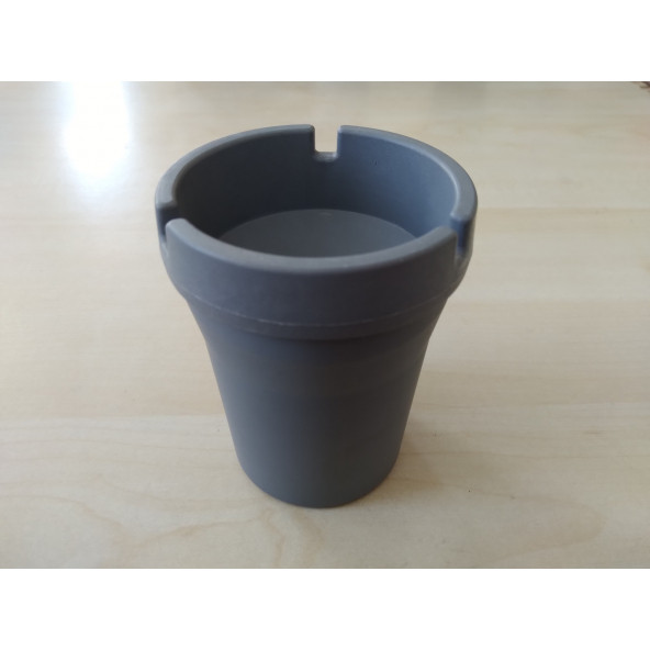 KOKUSUZ KÜLLÜK GRİ 7,5cm (ARAÇ EV OFİS) PRATİK KÜLLÜK, KÜL TABLASI ürün görseli 1