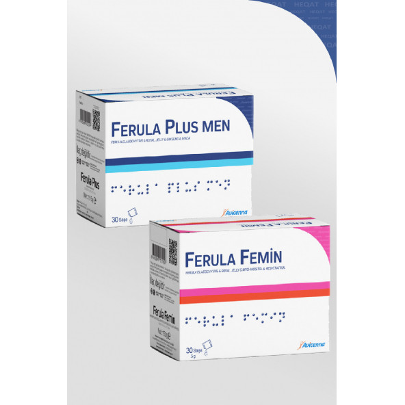 Avicenna - Ferula Plus Men & Ferula Femin - Folik Asit ve Çakşır Otu Ekstresi Set ürün görseli 1