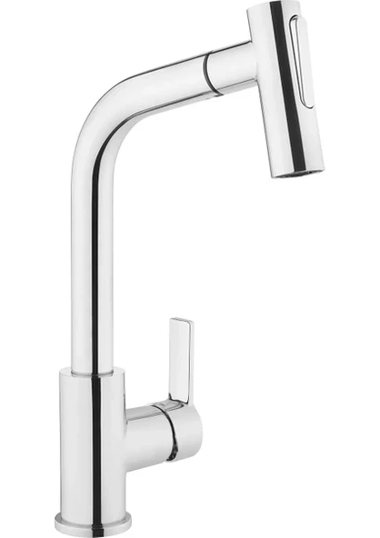 Artema Maestro A42146 Pull-Out Krom Mutfak Bataryası ürün görseli 1