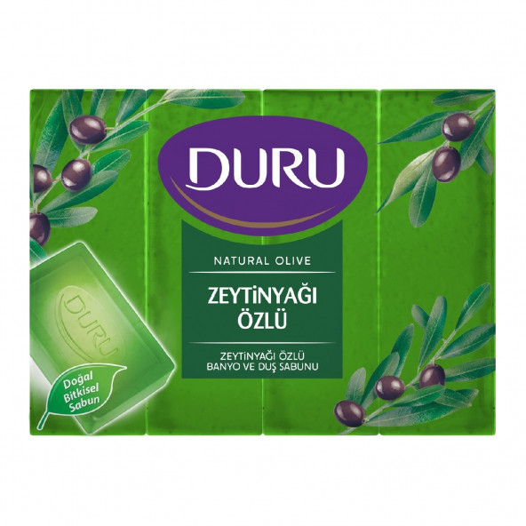 Duru Natural Olıve Zeytinyağı Özlü Duş Sabunu 4x150 Gr ürün görseli 1