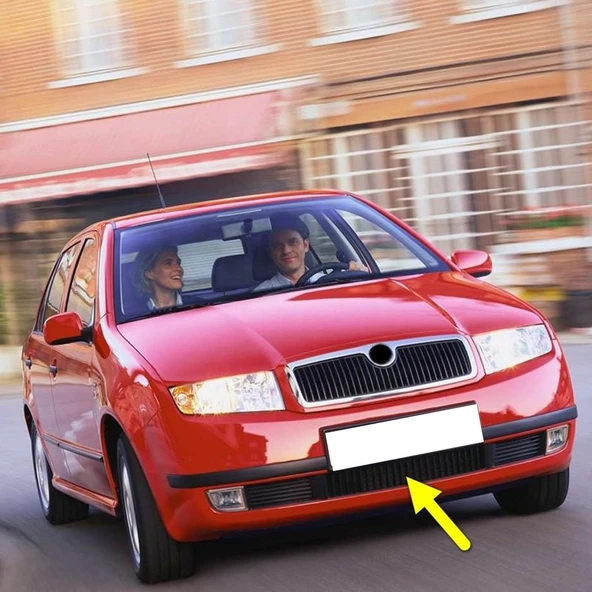 Skoda Fabia 1 2000-2004 Ön Tampon Orta Izgarası 6Y0853677 ürün görseli 1