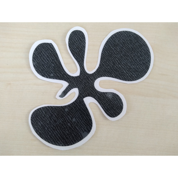 ÇAMUR LEKESİ STİCKER Siyah 15x11cm - LEKE STİCKER, ÇAMUR ETİKETİ, ÇAMUR ÇIKARTMASI ürün görseli 1