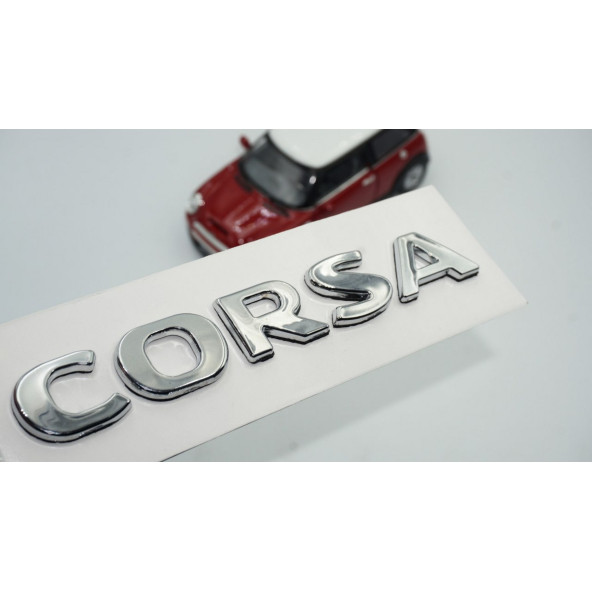Opel Corsa 3M 3D Krom ABS Logo Amblem ürün görseli 1
