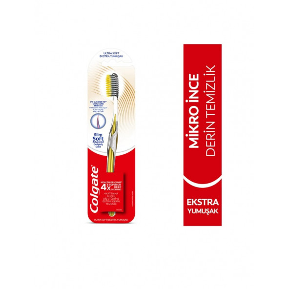 Colgate Mikro İnce Gelişmiş Gold Ekstra Yumuşak Diş Fırçası ürün görseli 1