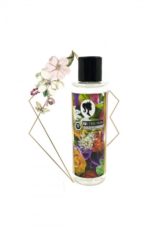 Sihirli Kokular Küre & Tüm Mak. Uyumlu Geniş Alan Koku Makinesi Parfüm Solüsyonu Gold Flowers 150 ml ürün görseli 1