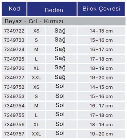 Actimove Manumotion El Bilekliği Sol - Resim 6