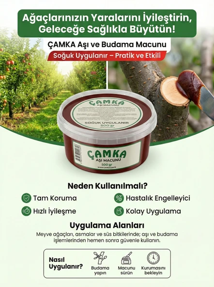 Çamka Aşı ve Budama Macunu 250gr - Resim 3