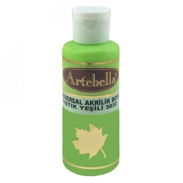 Fıstık Yeşili Akrilik Boya Artebella Fıstık Yeşili Akrilik Boya 3032 Fıstık Yeşili 130 ml ürün görseli 1