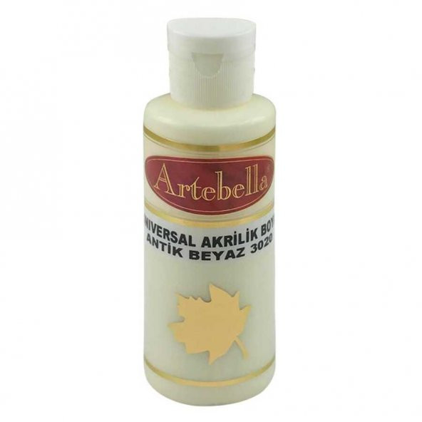 Antik Beyaz Akrilik Boya Artebella Antik Beyaz Akrilik Boya 3020 Antik Beyaz 130 ml ürün görseli 1