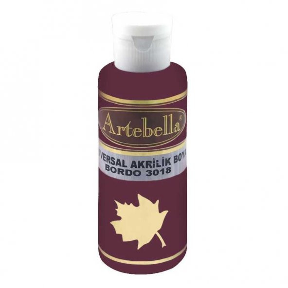 Bordo Akrilik Boya Artebella Bordo Akrilik Boya 3018 Bordo 130 ml ürün görseli 1