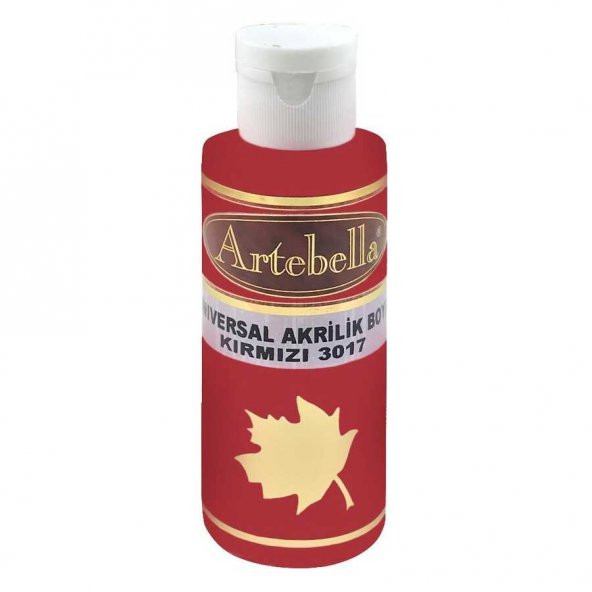 Kırmızı Akrilik Boya Artebella Kırmızı Akrilik Boya 3017 Kırmızı 130 ml ürün görseli 1