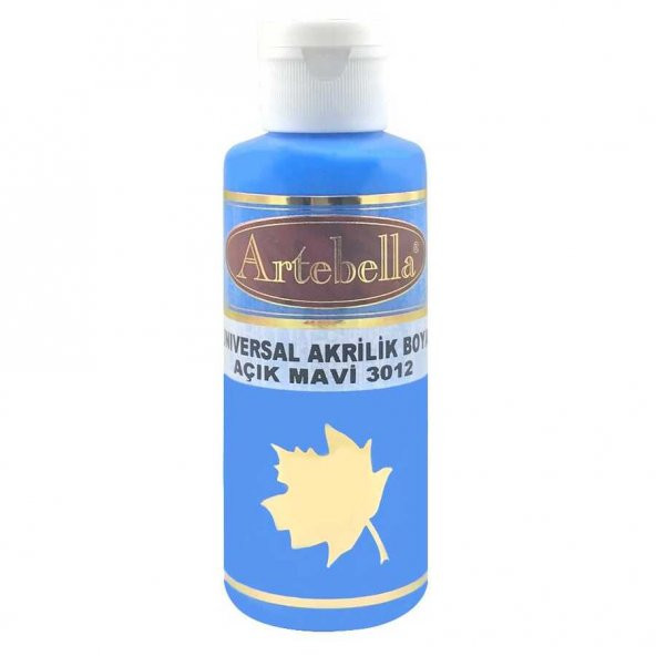 Açık Mavi Akrilik Boya Artebella Açık Mavi Akrilik Boya 3012 Açık Mavi 130 ml ürün görseli 1
