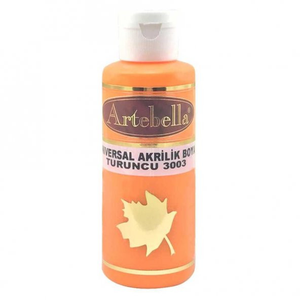 Turuncu Akrilik Boya Artebella Turuncu Akrilik Boya 3003 Turuncu 130 ml ürün görseli 1