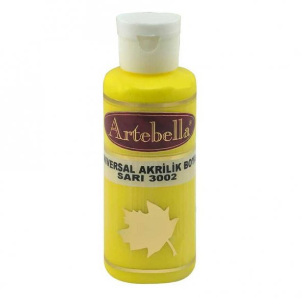 Sarı Akrilik Boya Artebella Sarı Akrilik Boya 3002 Boya Sarı 130 ml ürün görseli 1