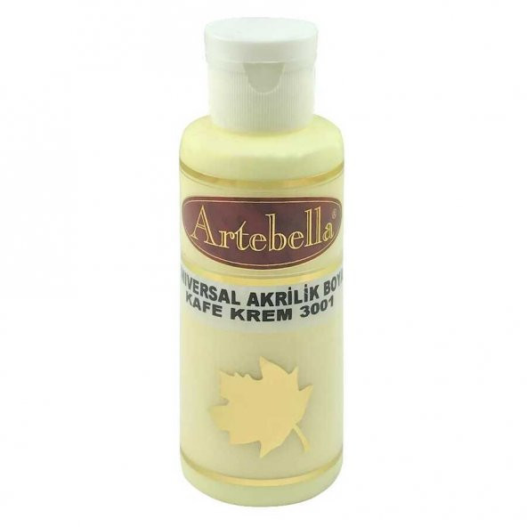 Kafe Krem Akrilik Boya Artebella Kafe Krem Akrilik Boya 3001 Kafe Krem 130 ml ürün görseli 1
