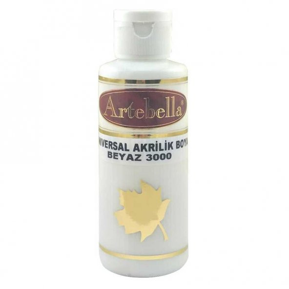 Beyaz Akrilik Boya Artebella Beyaz Akrilik Boya 3000 Beyaz 130 ml ürün görseli 1