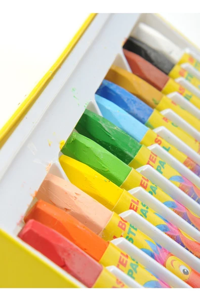 Pastel Boya 12 Renk Karton Kutu Play-Doh 12 Renk Karton Kutu Pastelboya ürün görseli 1