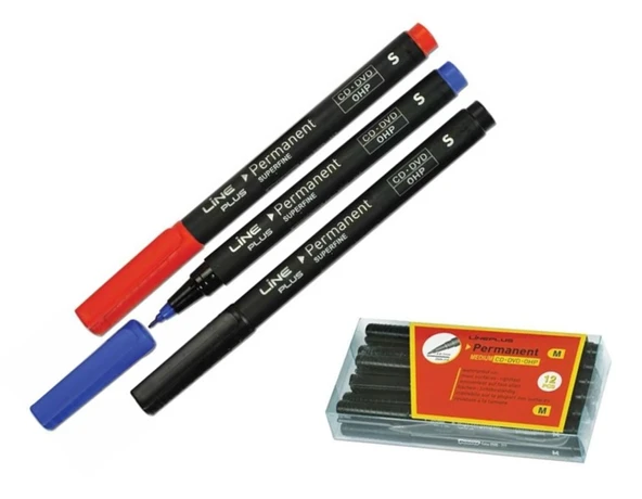 Asetat Kalemi -S- Siyah 12li Paket 0,4mm ürün görseli 1