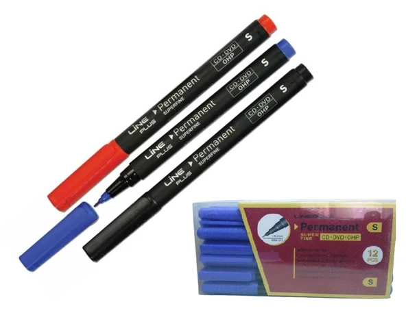 Asetat Kalemi -S- Mavi12li Paket 0,4mm ürün görseli 1