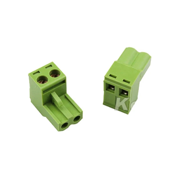 2 Pin 5.08mm Dişi Geçmeli Klemens  Yeşil ürün görseli 1
