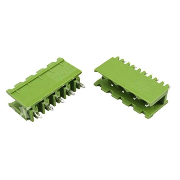 5 Pin Geçmeli Klemens 180' Erkek 5.08mm Yeşil ürün görseli 1