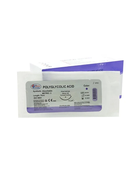 Emilebilir PGA İplik 75 CM 12'li Paket ürün görseli 1