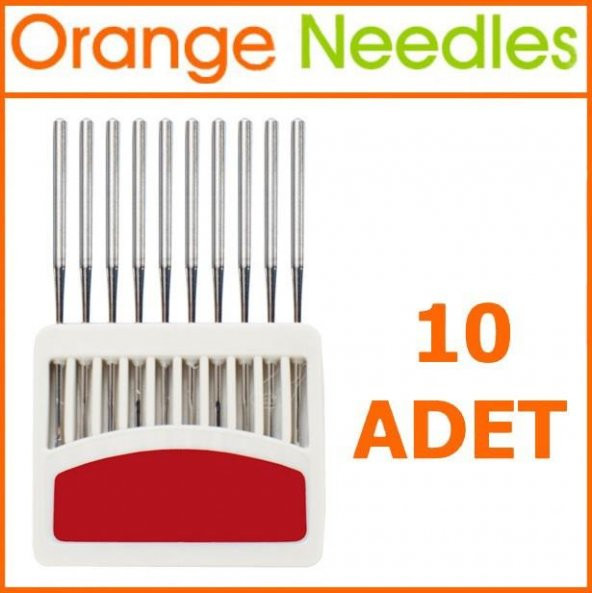 Orange DBx1 Düz Makine İğnesi 12 Numara 10 Adet ürün görseli 1