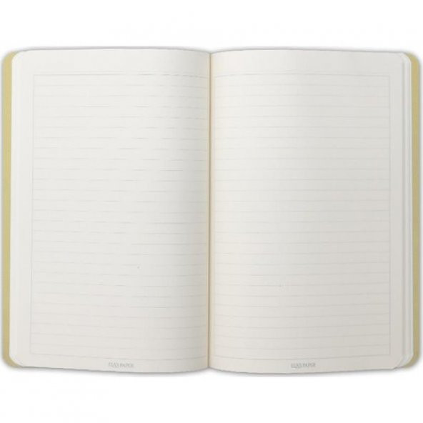 Ela's Paper Leopar Notes Çizgili Defter Gri - Resim 3
