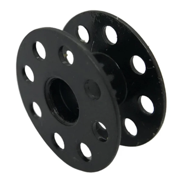 FDM 270010 Düz Makine Metal Siyah Tırnaksız Masura Sanayi Tipi Düz Dikiş Makinesi Uyumlu Alt İplik Masurası ürün görseli 1