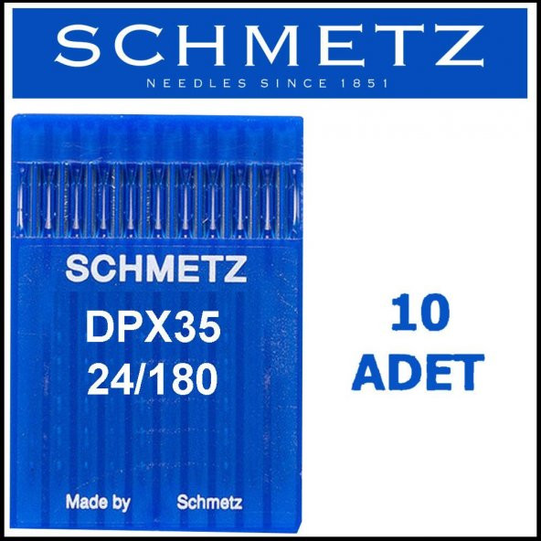 Schmetz Dpx35 Tn Deri Makinesi İğnes Gebedur 24/180R Numara ürün görseli 1