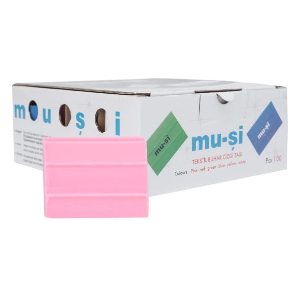 FDM Muşi Pembe Çizgi Taşı 100 Adet ürün görseli 1