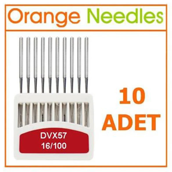 FDM Orange Dvx57 Kemer Makine İğnesi Orange 16/100 Numara ürün görseli 1
