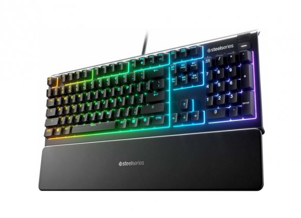 SteelSeries Apex 3 Kablolu IP32 Suya Dayanıklı RGB Aydınlatmalı Gaming Türkçe Klavye ürün görseli 1