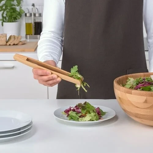 IKEA Ostbıt Ahşap Bambu Servis Maşası  24 cm - Resim 2