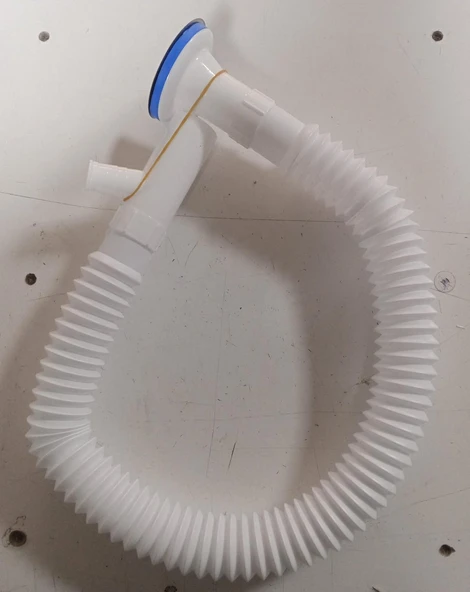 Körüklü Lavabo Sifonu – Bulaşık Makinesi Çıkışlı ürün görseli 1