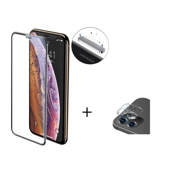 Vendas iPhone 11 Rika Serisi Anti-Dust Premium Temperli Cam Ekran Koruyucu + Kamera Lens Koruyucu ürün görseli 1