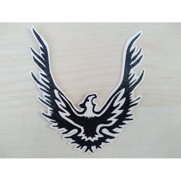 KARTAL STİCKER SİYAH 10,5x9,5cm EAGLE STİCKER, KARTAL ETİKETİ, KARTAL ÇIKARTMASI ürün görseli 1