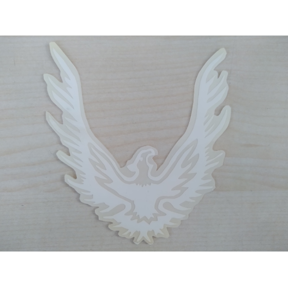 KARTAL STİCKER BEYAZ 10,5x9,5cm EAGLE STİCKER, KARTAL ETİKETİ, KARTAL ÇIKARTMASI ürün görseli 1