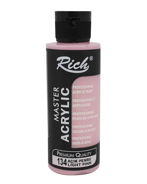 Rich Master Akrilik Boya Açık Pembe 120ml ürün görseli 1