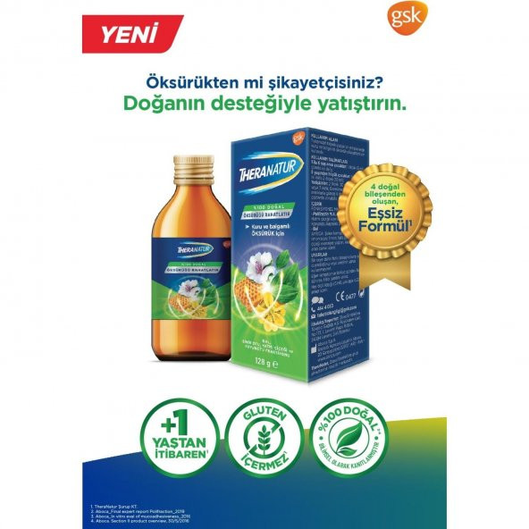 Theranatur Bitkisel Şurup 128 gr 8681291003295 - Resim 4