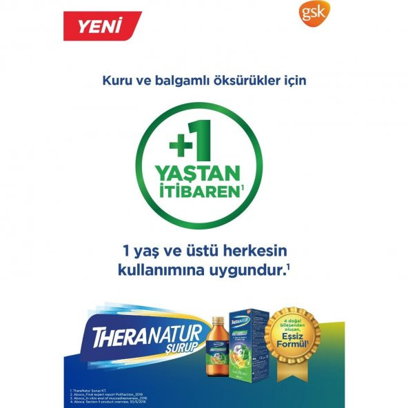 Theranatur Bitkisel Şurup 128 gr 8681291003295 - Resim 7